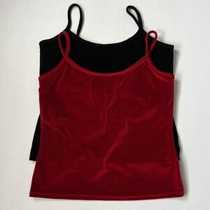 New York & Company velour camisoles - set of 2